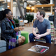 Lola Omolola and Mark Zuckerberg.